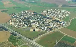 Letecký pohled na Even Šmu'el