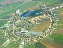 Letecký pohled na Šalva