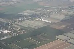 Letecký pohled na Ejn Ajala