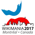 Logo konference Wikimania 2017