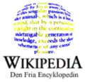 Logo švédské Wikipedie v roce 2003