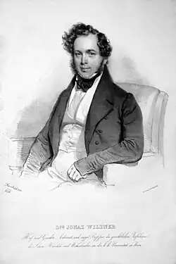 Ignaz Wildner, litografie od Josefa Kriehubera