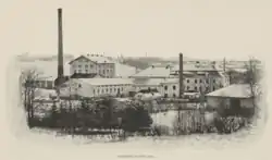 Továnra Wilhelm Budischowsky v Dřevěných Mlýnech u Jihlavy (1897)