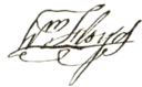 William Floyd, podpis
