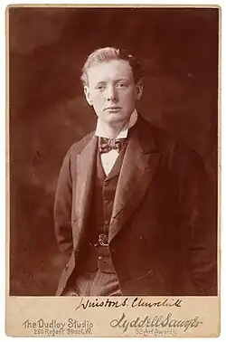 Winston Churchill, 1901