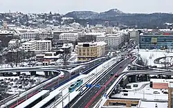 Východní část Frýdlantských mostů