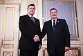 V. Janukovyč a Bronisław Komorowski
