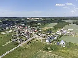 Vesnice Wola Kęczewska v gmině Lipowiec Kościelny