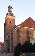 Kostel sv. Vavřince.