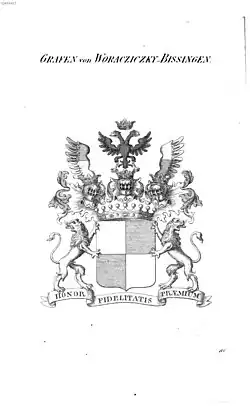 Znak hrabat Voračických-Bissingenů