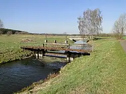 jez na řece u Wredenhagenu