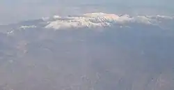 Letecký pohled na horu Wu-tchaj