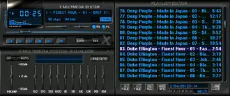 XMMS s defaultním vzhledem