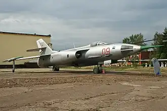 Jak-28L z expozice muzea 121. závodu na opravy letadel, Kubinka, 2012.