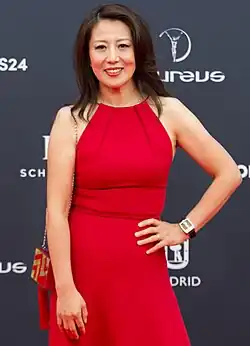 Jang Jang na předávání cen Laureus (2024)