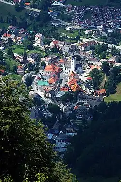 Ybbsitz při pohledu z Prochenbergu