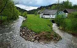 Blanice u zábrdského mlýna