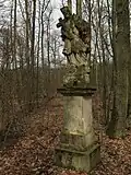 Záhornice, socha svatého Jana Nepomuckého.jpg