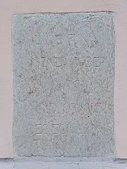 Základní kámen kostela sv. Havla