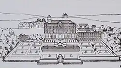 Zámek v Byšicích, který sloužil jako sídlo byšické větve Pětipeských