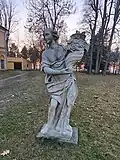 zámecký park, socha Flóry