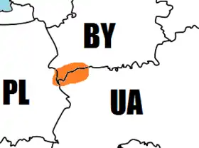 Rozšíření západní polesštiny