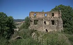 Západní stěna paláce