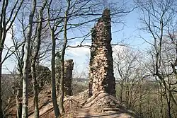 Zřícenina hradu Bradlec