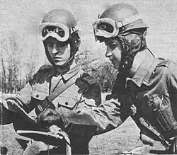 Polští pohraničníci v obci (1984)