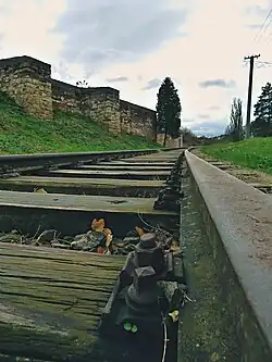 Zachovalá část vlečky