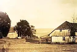 Jeden ze šumavských statků v později zaniklých Zadních Chalupách