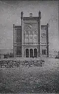 Záhřebská synagoga před dokončením, 1867