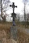 Kříž za vesnicí
