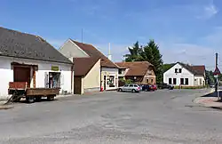 Dolní náves – centrum Zaječova