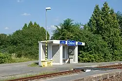 Přístřešek v zastávce