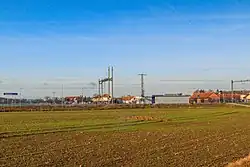 celkový pohled na zastávku z dálky