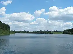 Zatopené údolí Sedlického potoka