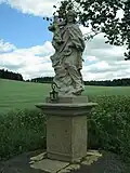 Zborovy, socha svatého Jana Nepomuckého.jpg