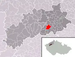 Zbrašín na mapě