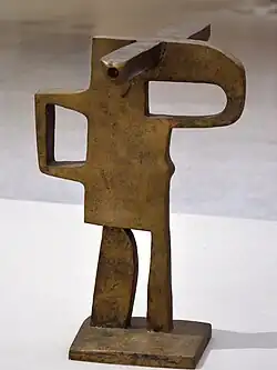 Figura, konec 50. let, bronz, Národní galerie v Praze