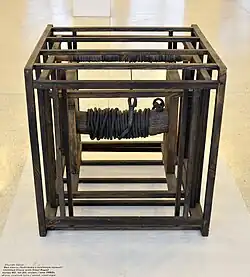 Bez názvu (schránka s ocelovým lanem), konec 80. let