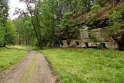 Poustevna Zbynsko, kde žil poustevník frater Jodocus v letech 1760–1777