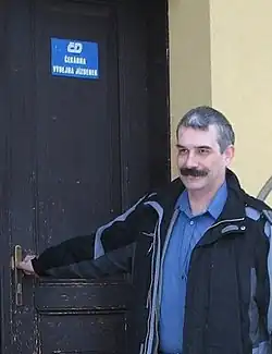 Zdeněk Šindlauer na zastávce Česká Lípa střelnice