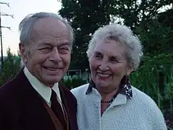 Zdeněk Fišer se svou ženou Věnceslavou (4. září 2004)