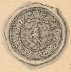 Pečeť Zdeslava z Divišova (ze Šternberka)