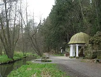 Studánka na břehu Panenského potoka