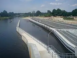 Dolní rejda plavební komory