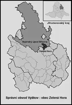 Zelená Hora na mapě