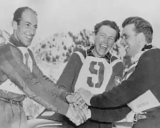 Zeno Colò, Fernand Grosjean a James Couttet