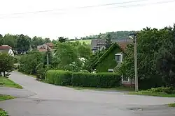 Pohled na část obce